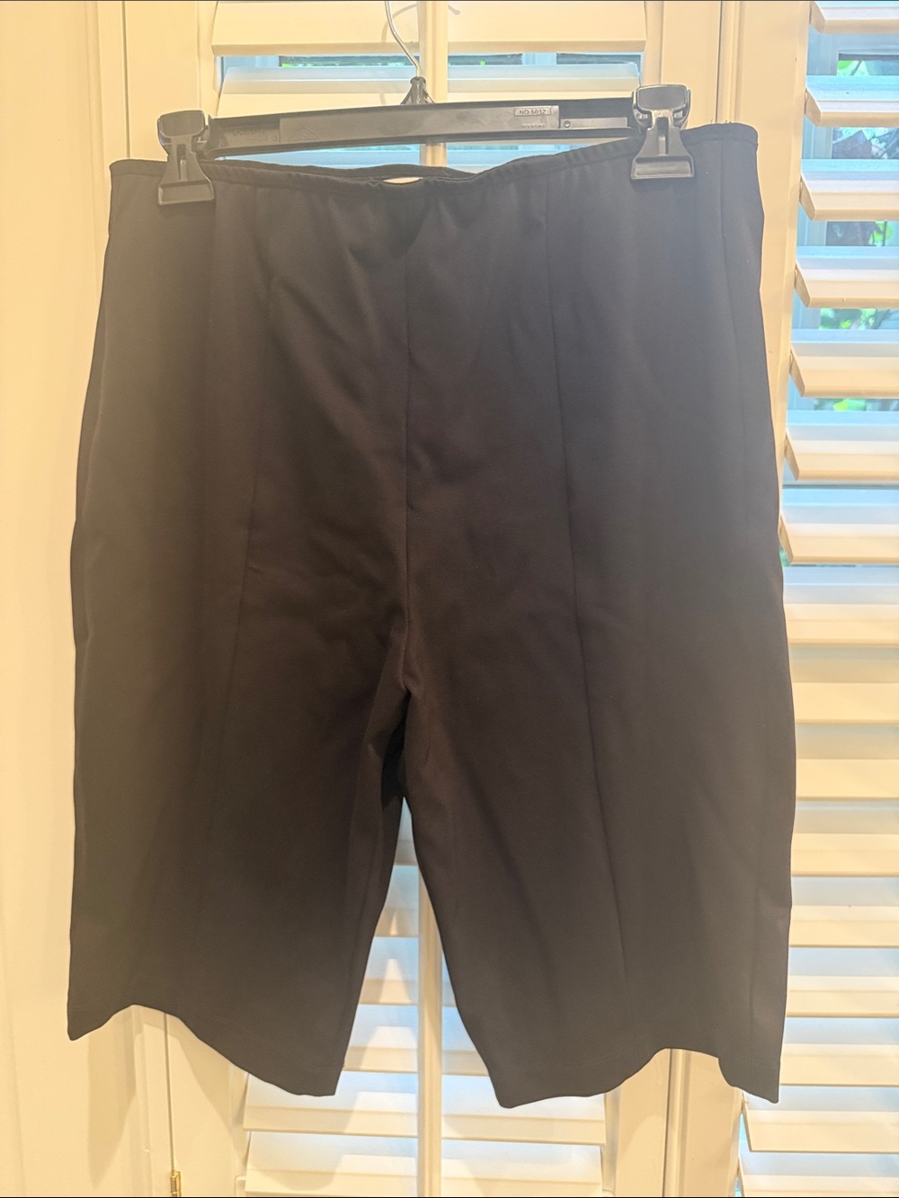 TIBI Black Performance Shorts